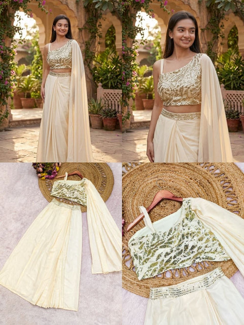 Royal Elegance Dhoti Style Saree – New Trending Look