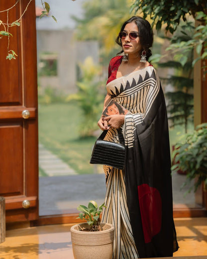 Semi Gajji Silk Soft and Smooth Saree