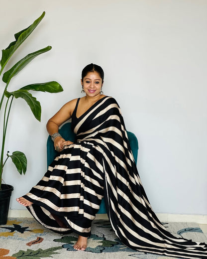 Original Japan Silk (Semi Gajji) Saree