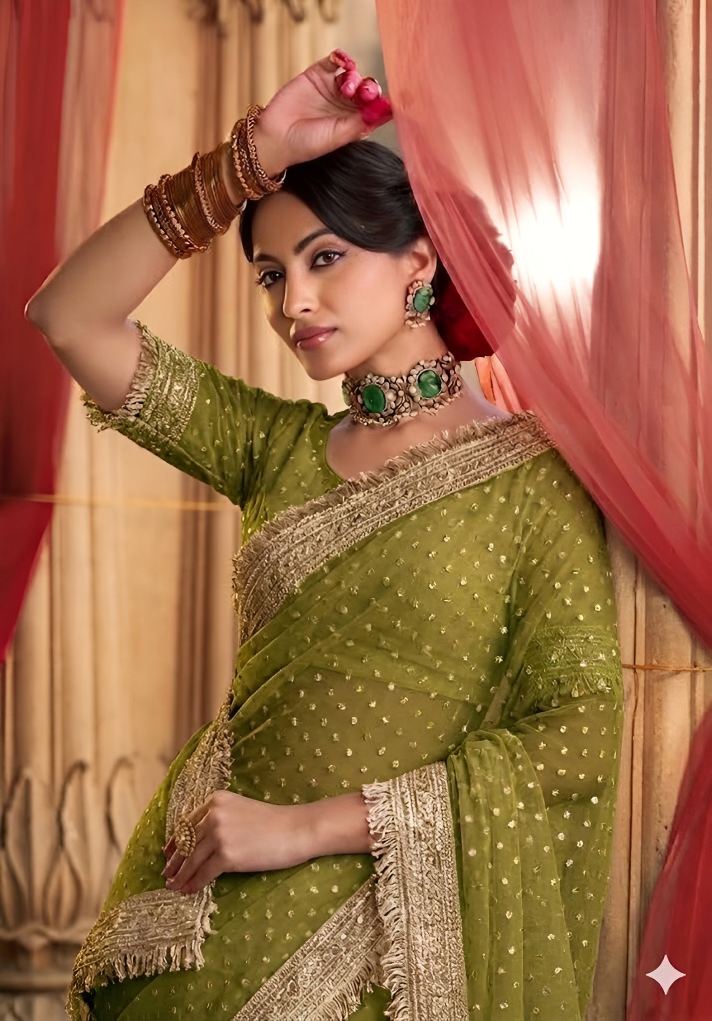Colour:Mehndi