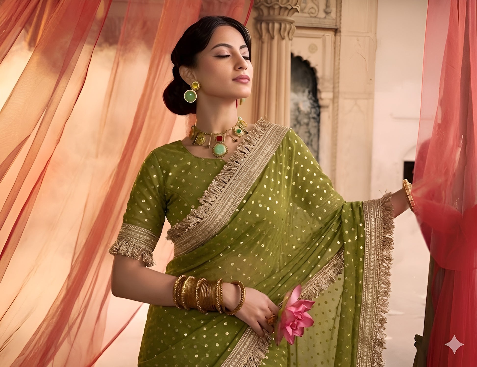 Colour:Mehndi